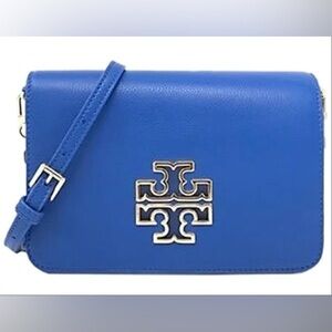 Tory Burch Britten Combo Crossbody Bag in Bondi Blue